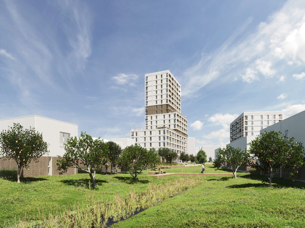 Arboretum – Tour ossature bois Rennes-5