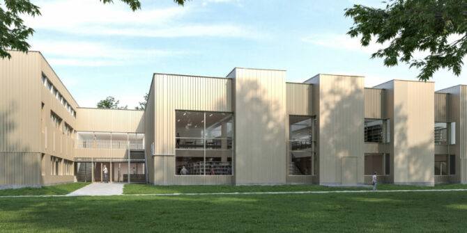 démarrage du chantier – bibliothèque – Campus Belle-Beille – Angers (49)